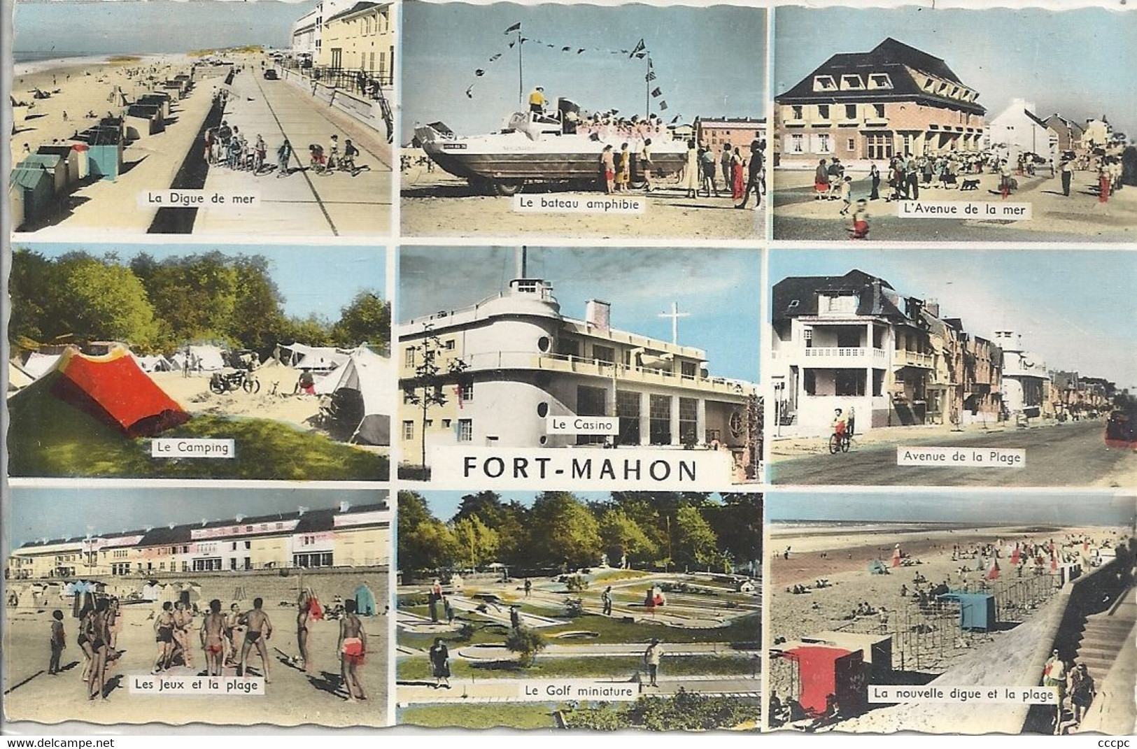 CPSM Fort-Mahon vues multiples