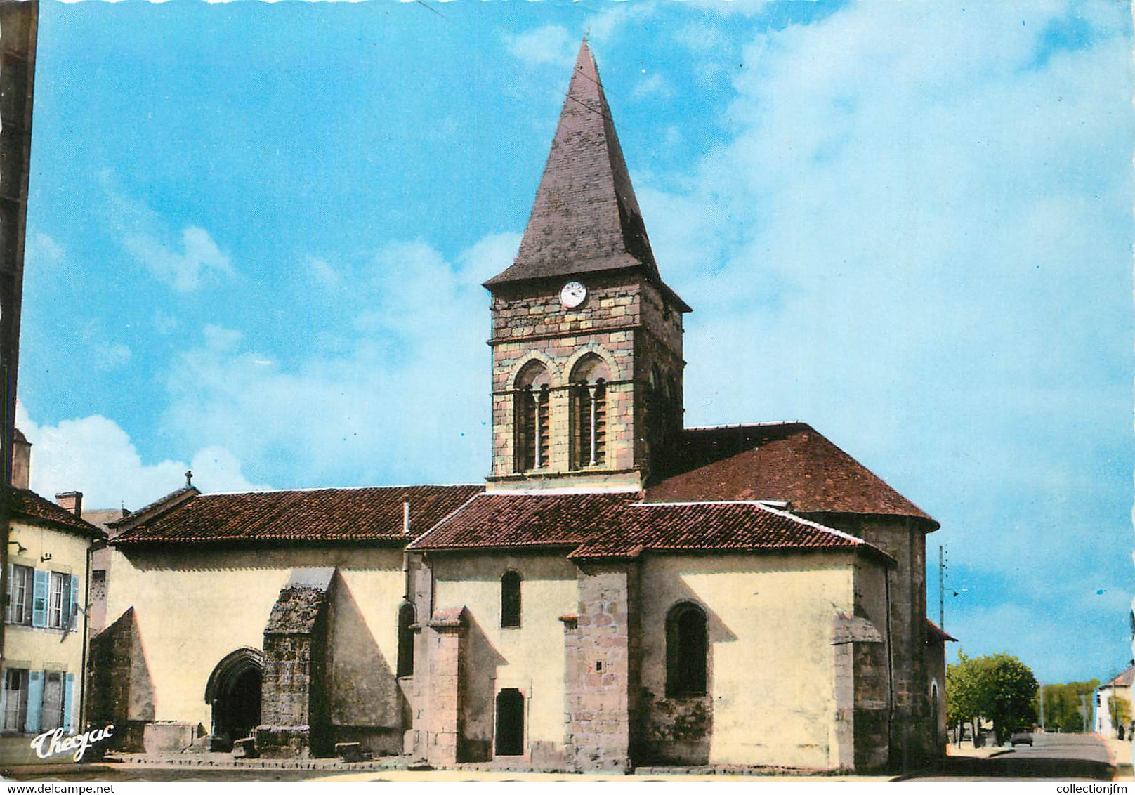 / CPSM FRANCE 87 "Saint Laurent sur Gorre, l'église"