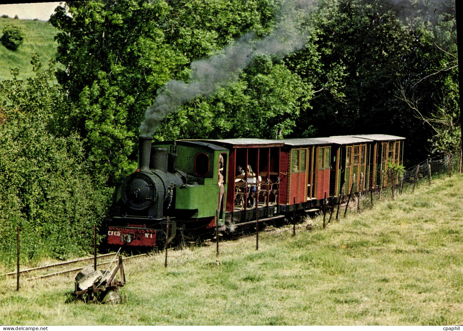 CPSM Froissy Dompierre (Somme) Amiens Chemin de Fer Touristique