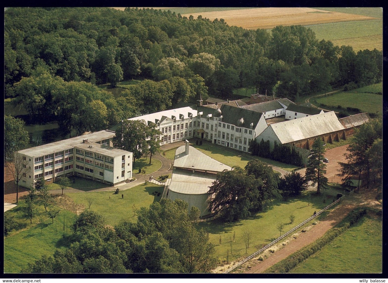 +++ CPSM - GENTINNES - Mémorial Kongolo - Vue aérienne   //