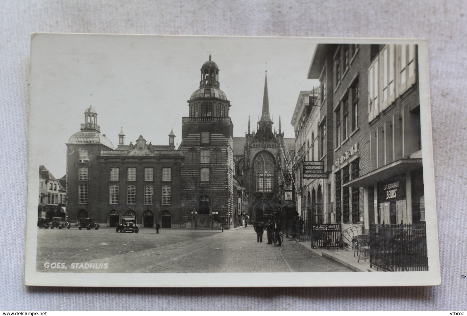 Cpsm, Goes, Stadhuis, Hollande, Pays Bas
