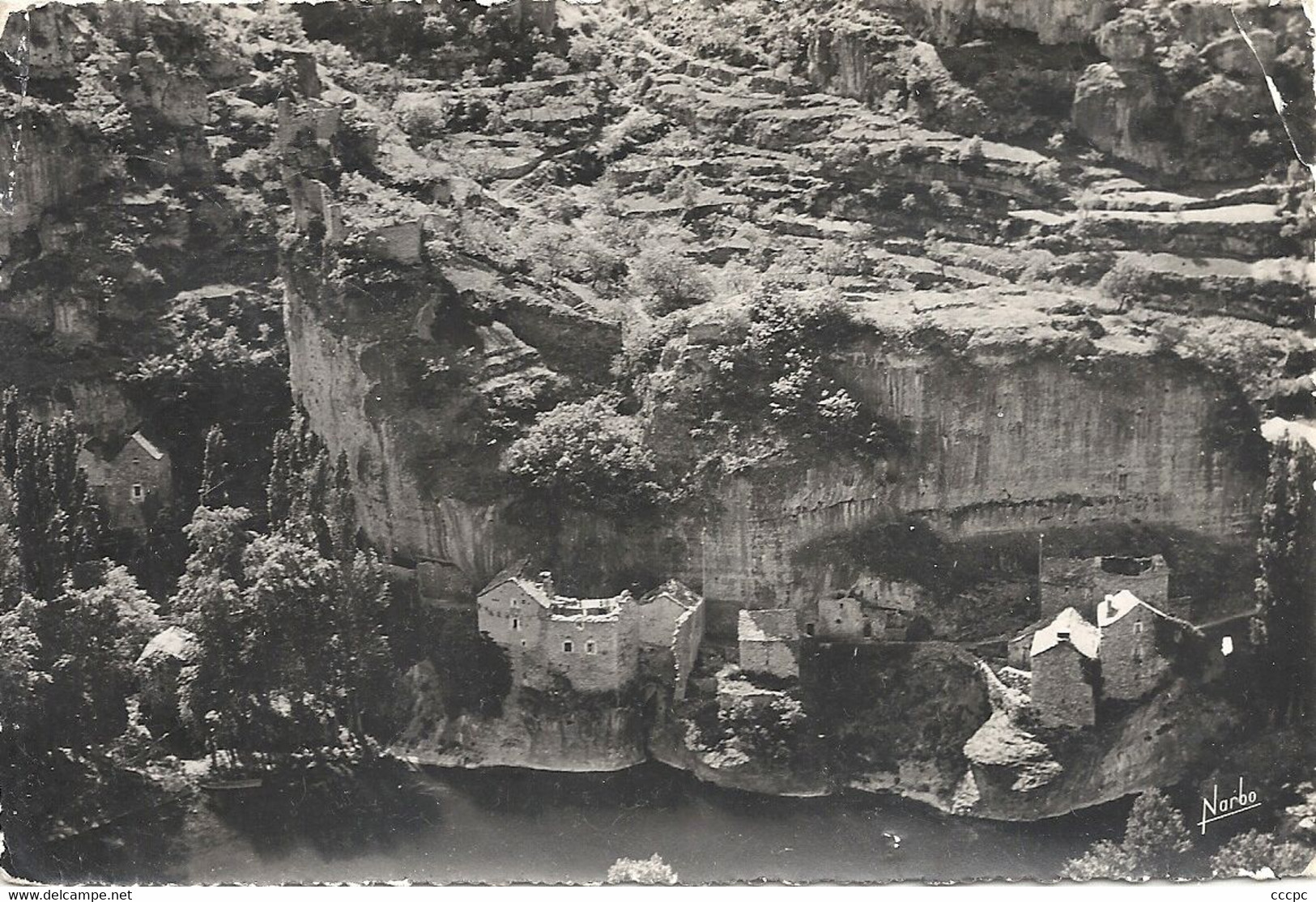 CPSM Gorges du Tarn Château de Castelbouc