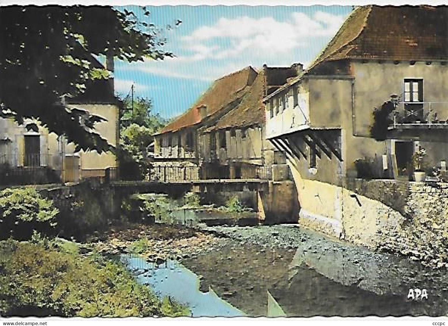 CPSM Gramat vieilles maisons du bord de l'Alzou