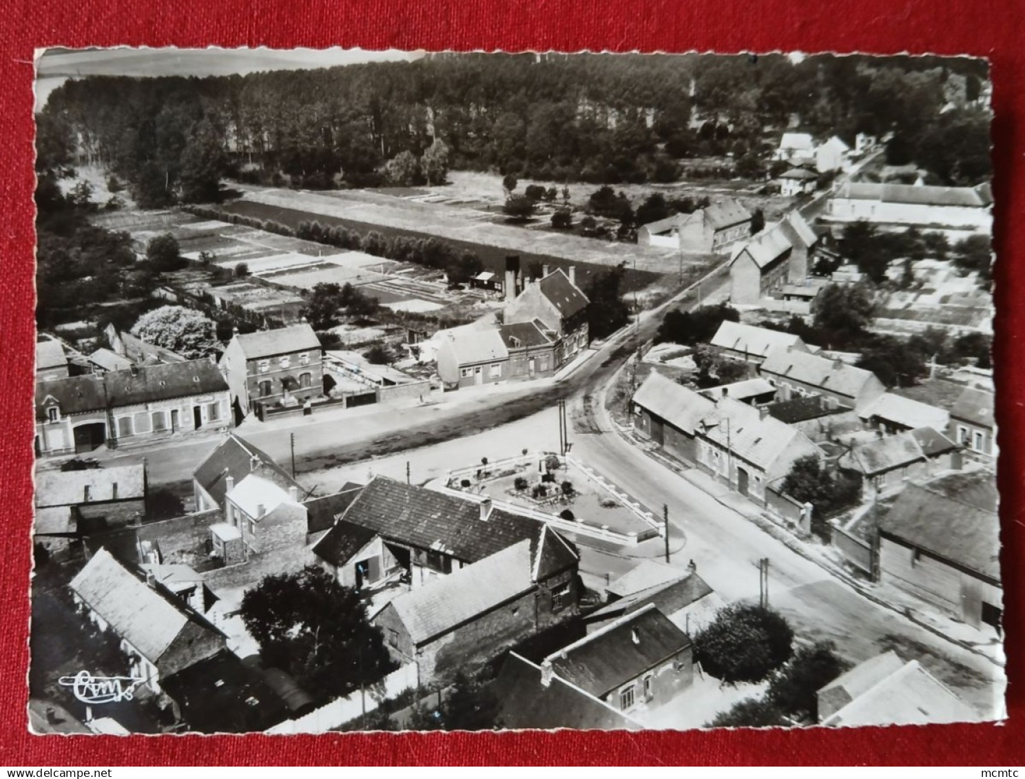 CPSM grand format -  Méaulte  -(Somme) Vue aérienne