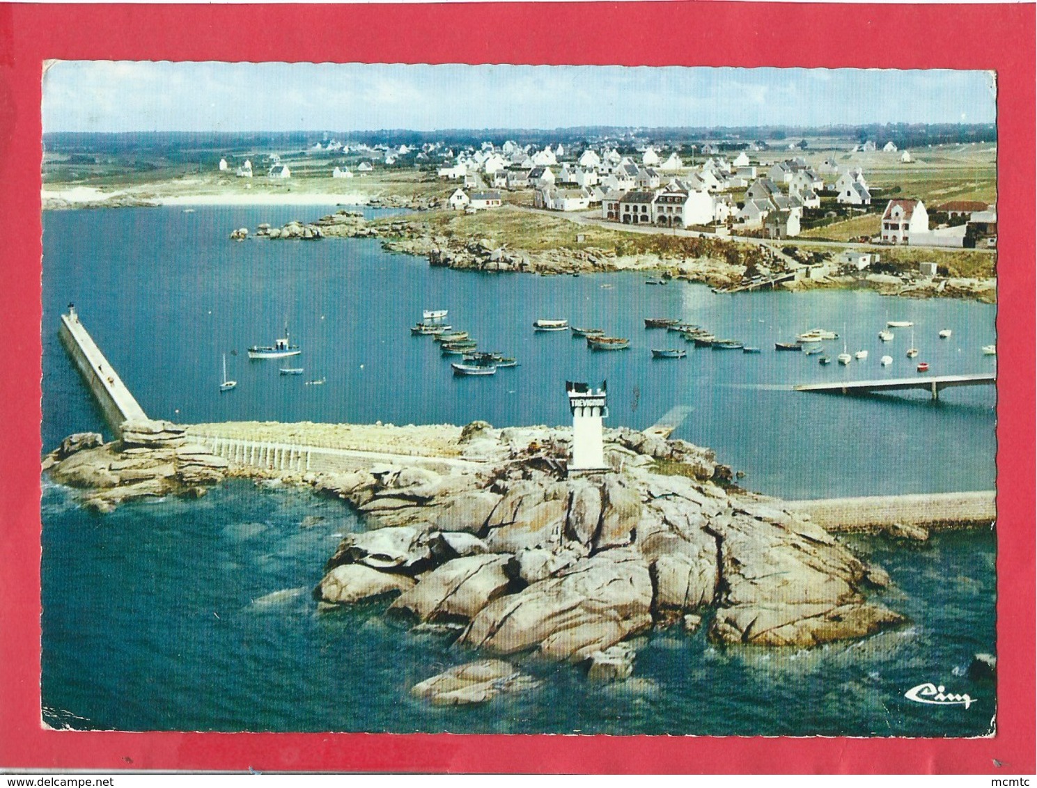 CPSM grand format -  Trégunc - Trévignon - Vue aérienne