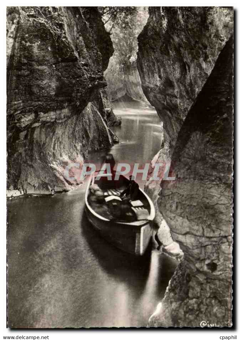 CPSM Gresy Sur Aix Les Gorges Du Sierroz Parcours En Bateau