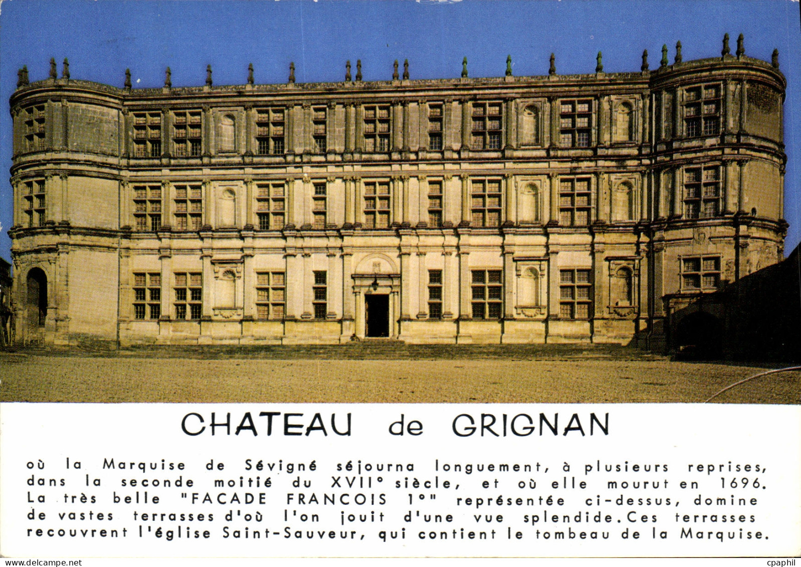 CPSM Grignan Drome le chateau