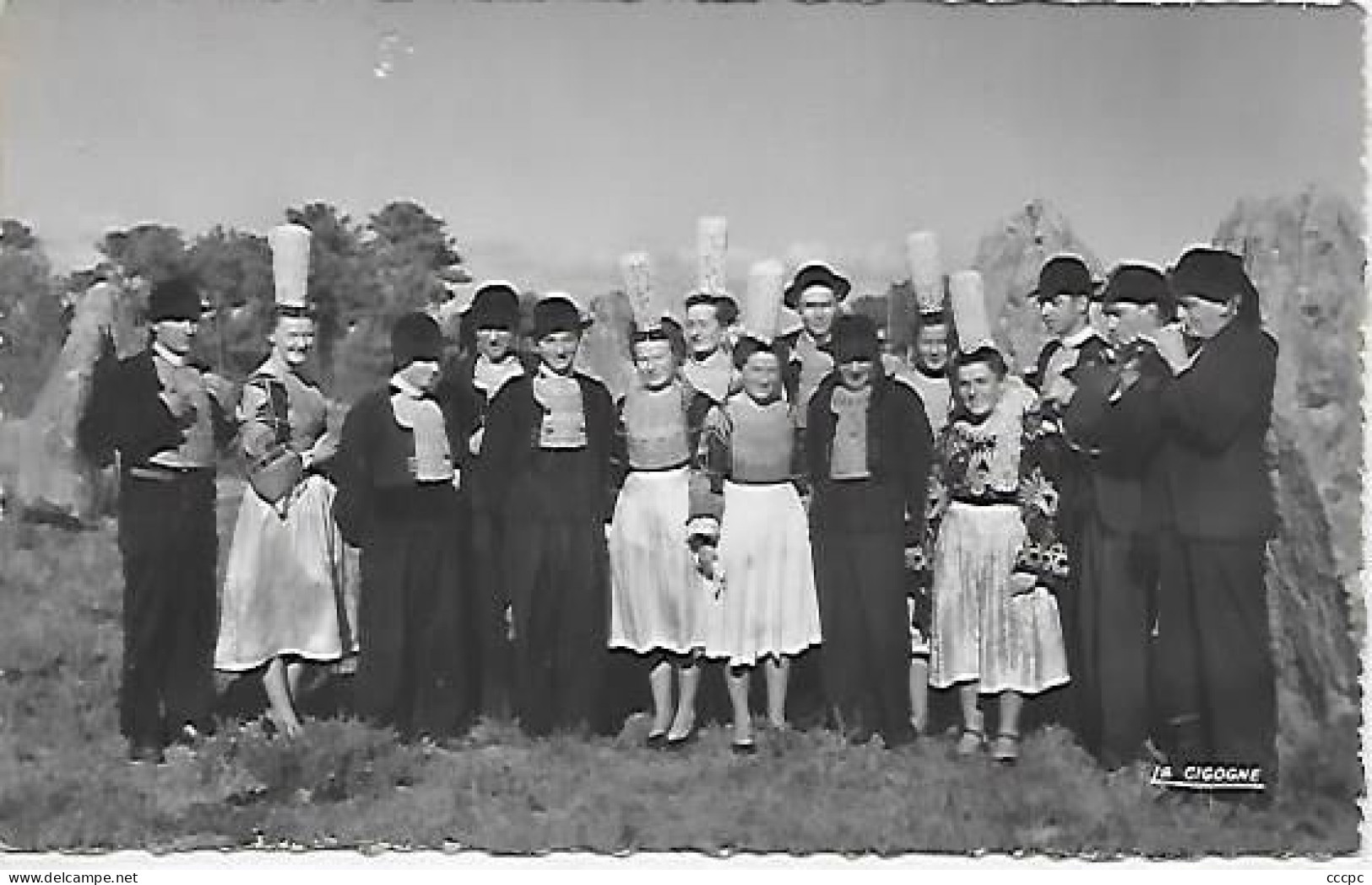 CPSM Groupe Folklorique Région de Pont-l'Abbé