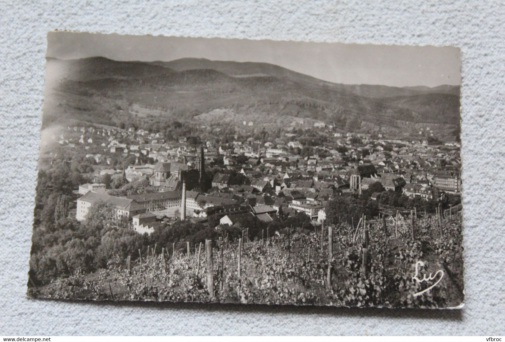 Cpsm, Guebwiller, vue générale, haut Rhin 68