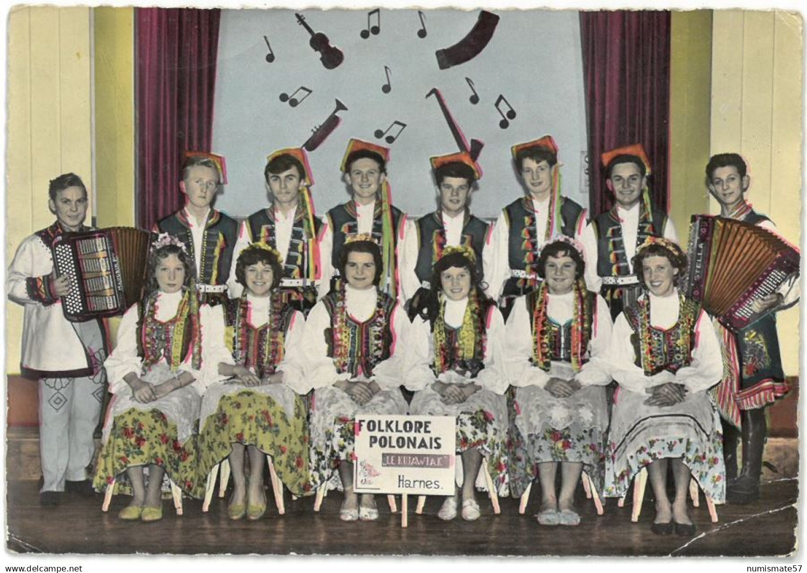 CPSM HARNES - Folklore Polonais - LE KUJAWIAK