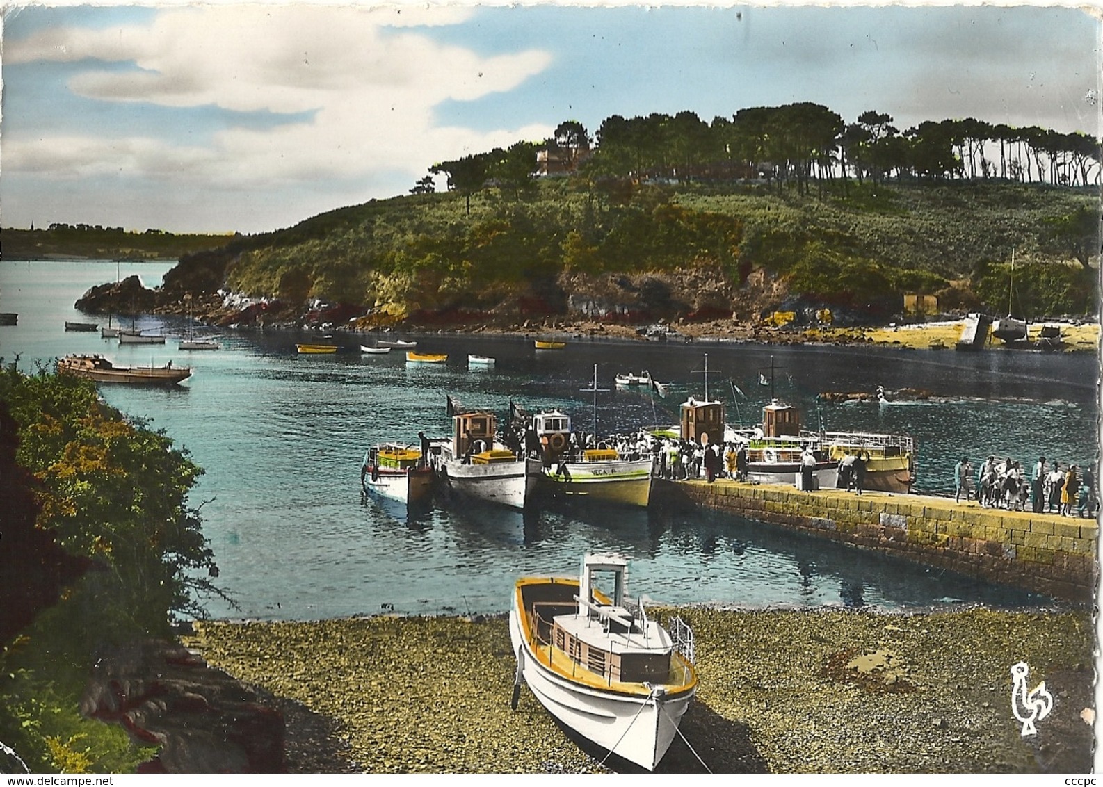 CPSM Ile de Bréhat L'embarcadère de Haute Mer