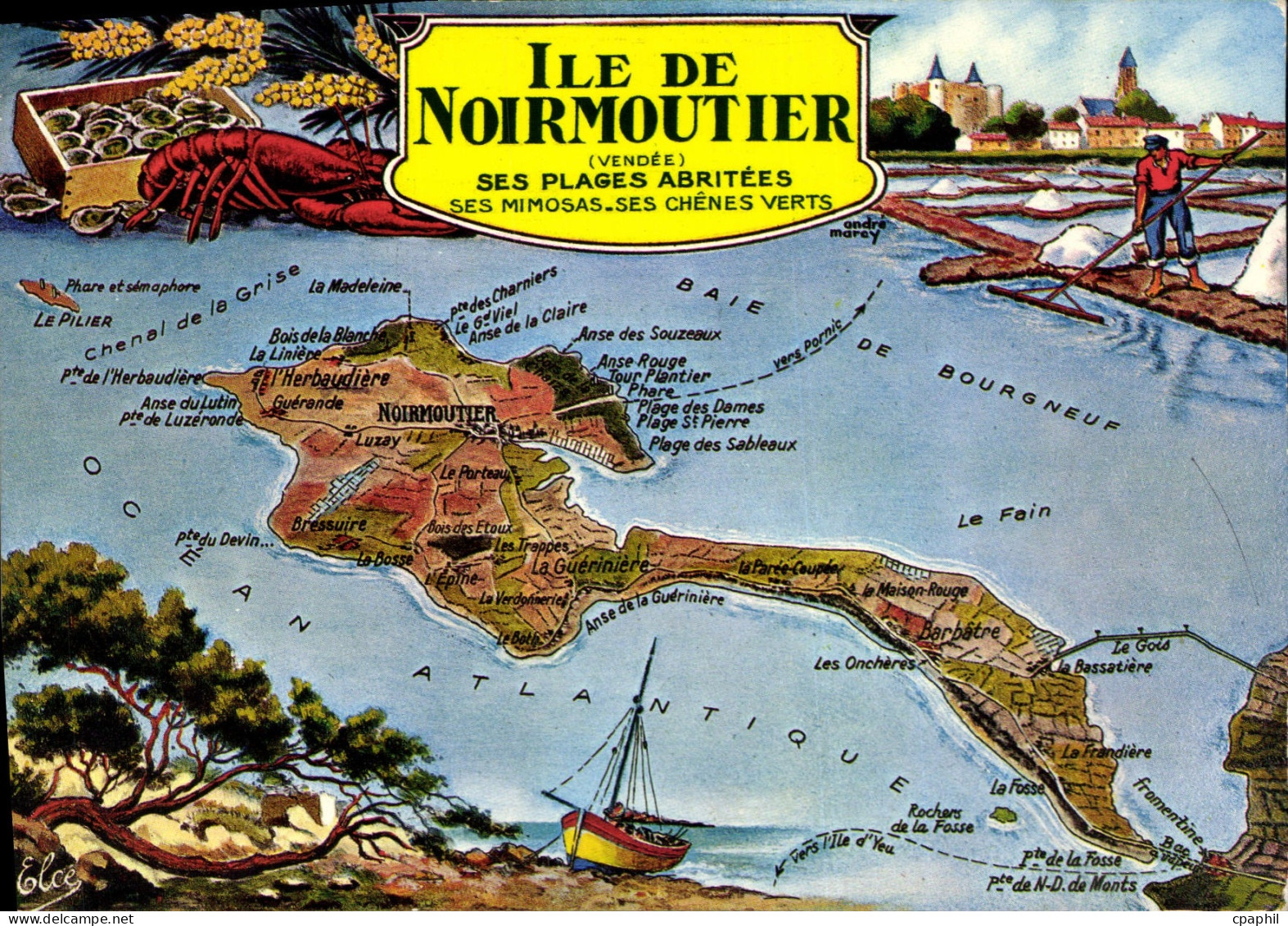 CPSM Ile De Noirmoutier Le Passage Du Gois