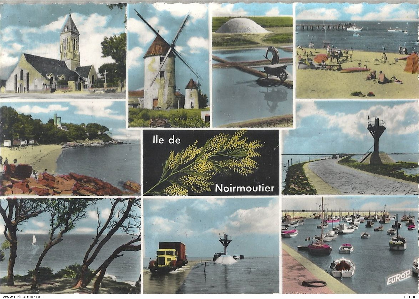 CPSM Ile de Noirmoutier vues multiples