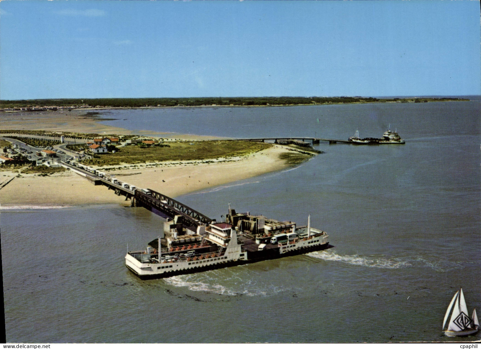 CPSM Ile De Re Debarcadere De Sablanceaux