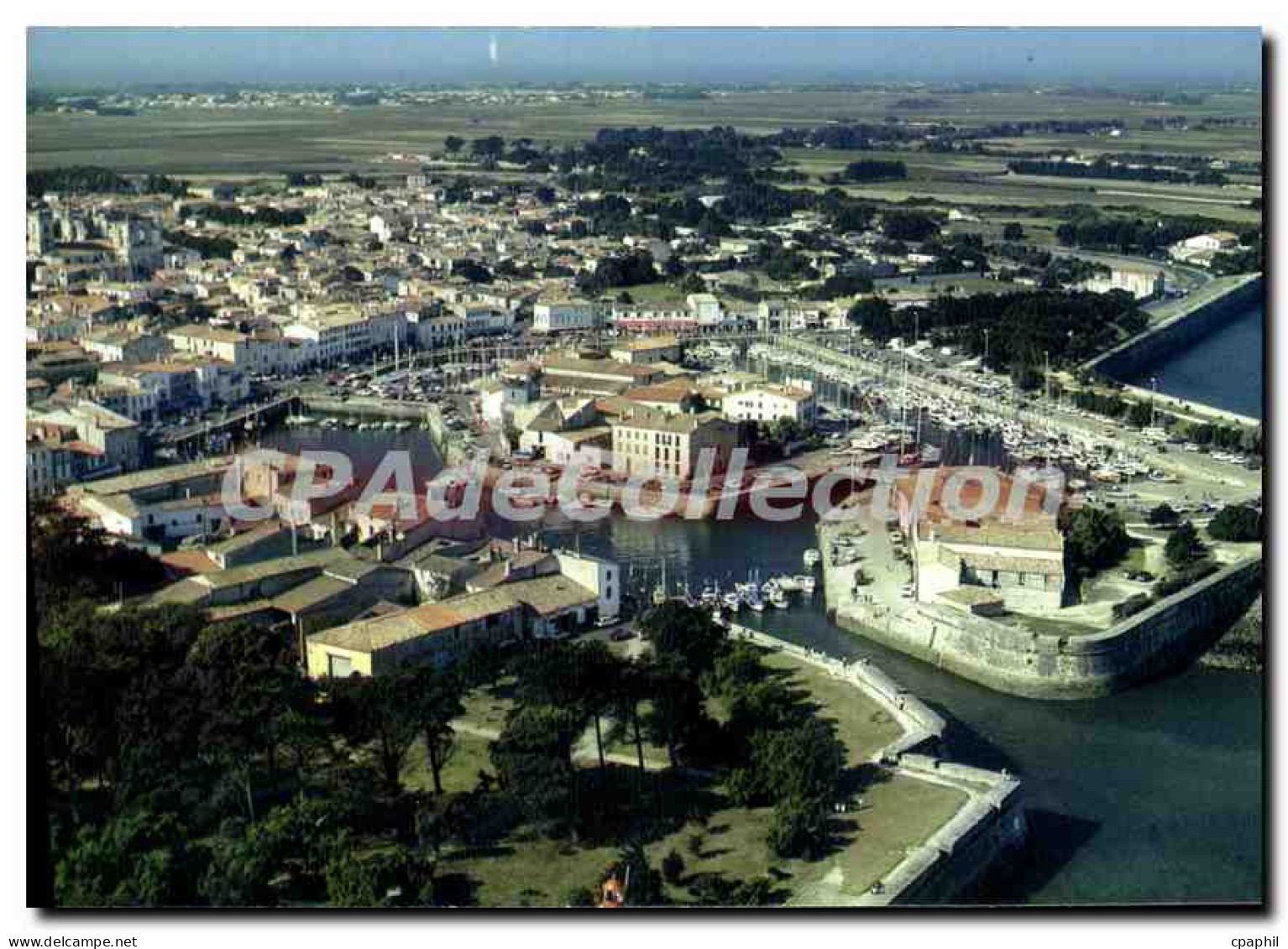 CPSM Ile De Re Saint Martin De Re Vue Generale Aerienne