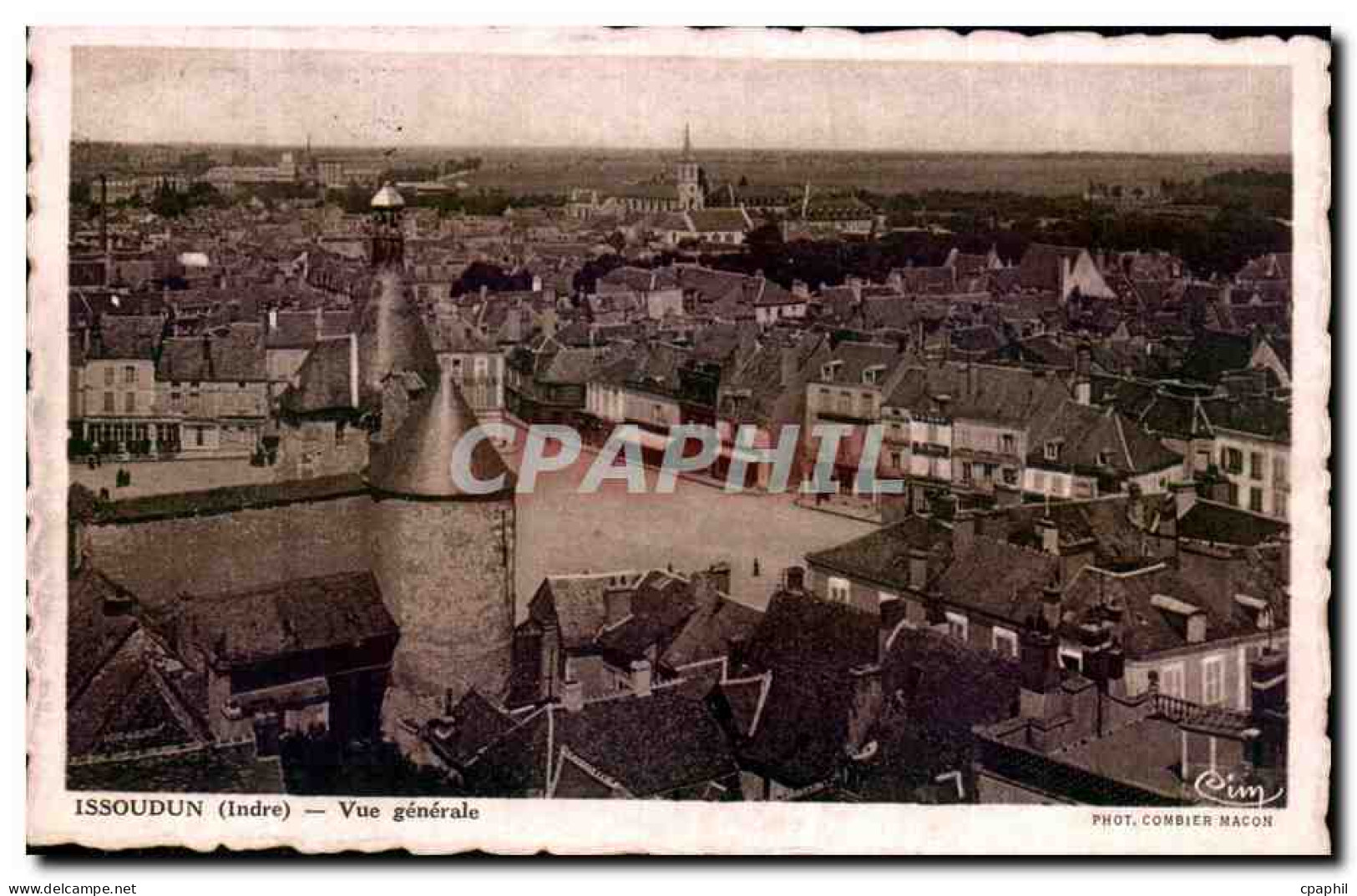 CPSM Issoudun Vue generale