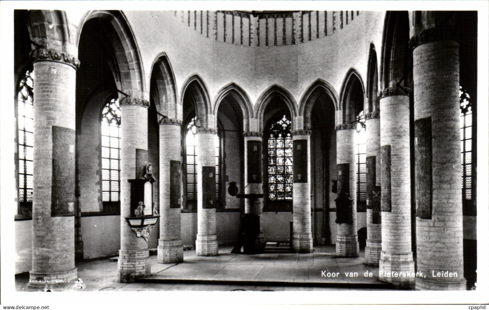 CPSM Koor Van de Pieterakerk Leiden