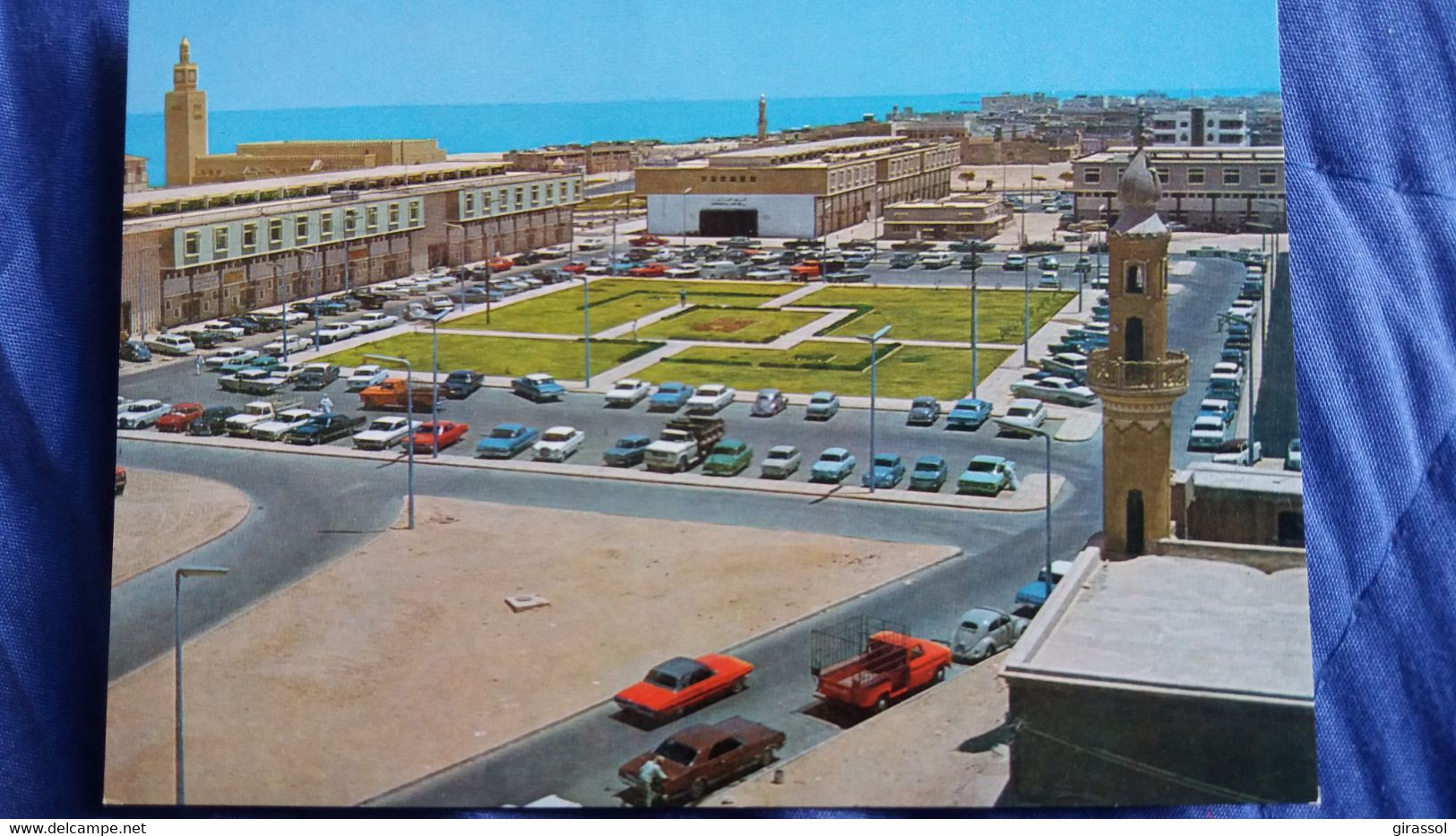 CPSM KOWEIT KUWAIT JAHRA GATE FAHAD AS SALEM  AUTO VOITURE CAR