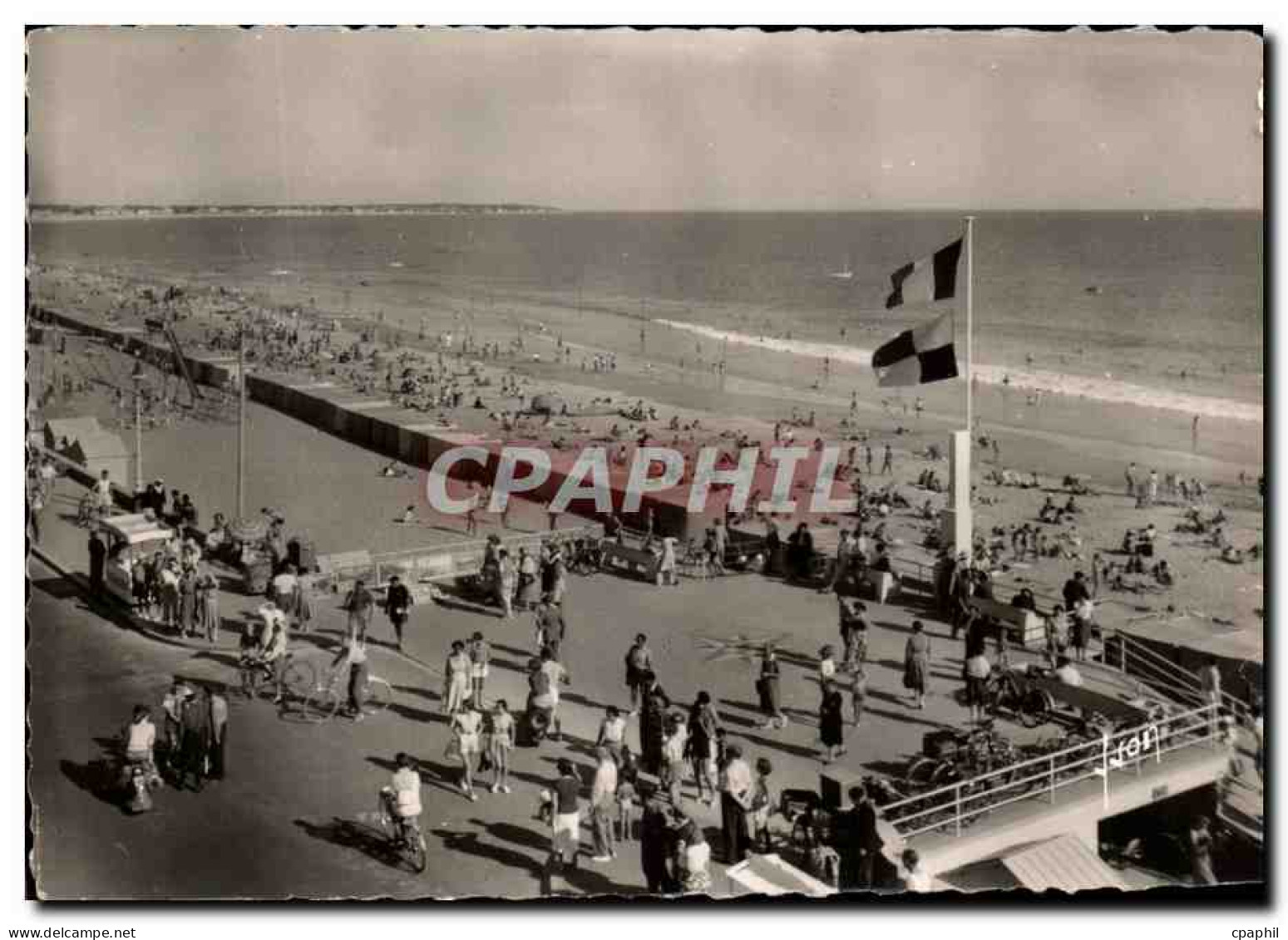 CPSM La Baule la plage