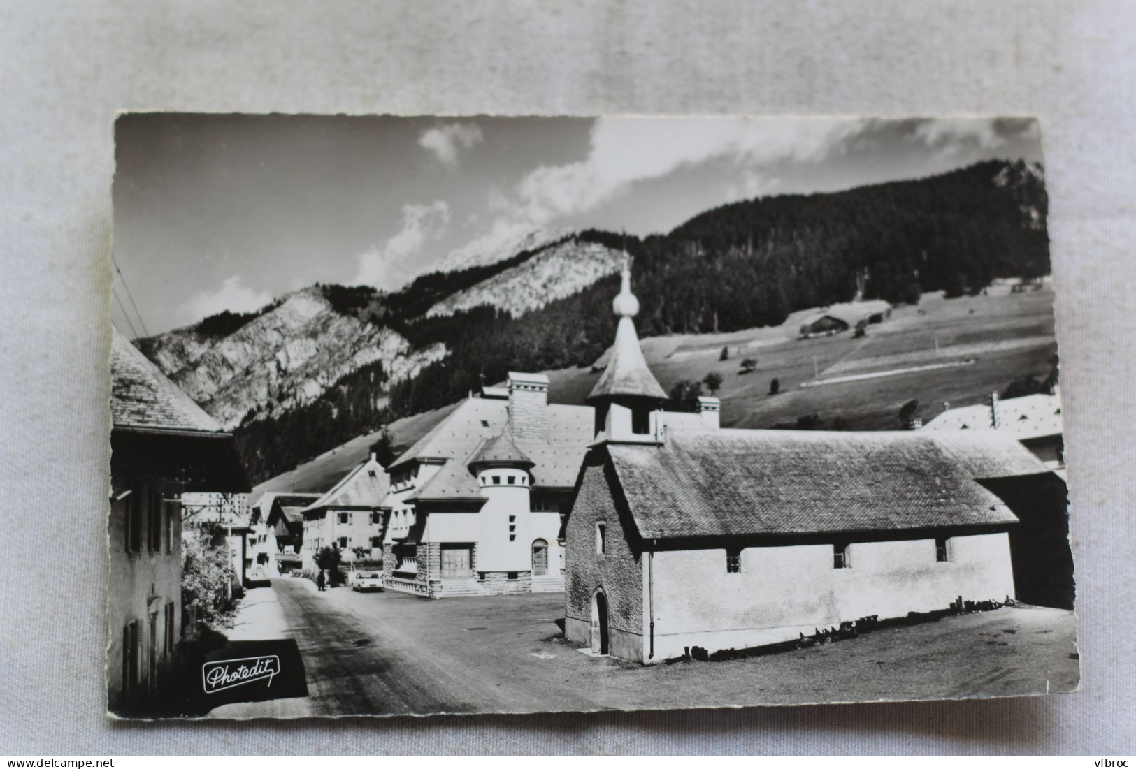 Cpsm, La Chapelle d'Abondance, la rue principale, Haute Savoie 74