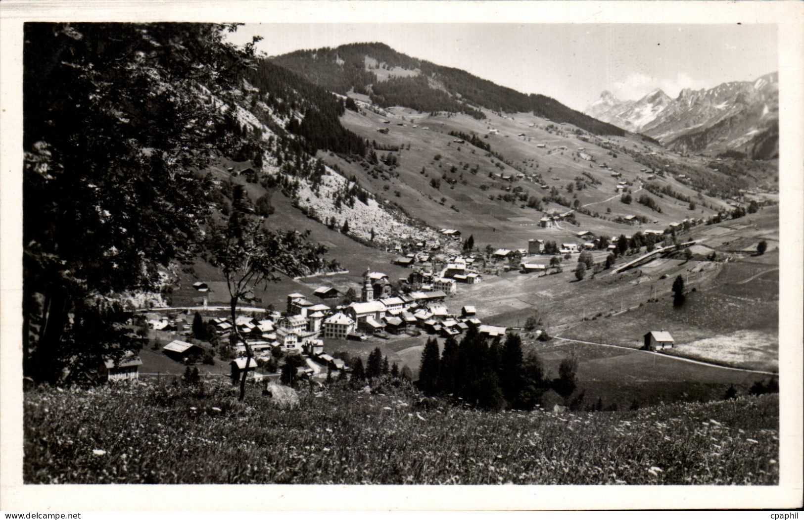 CPSM La Clusaz Le Sanet et la pointe percee
