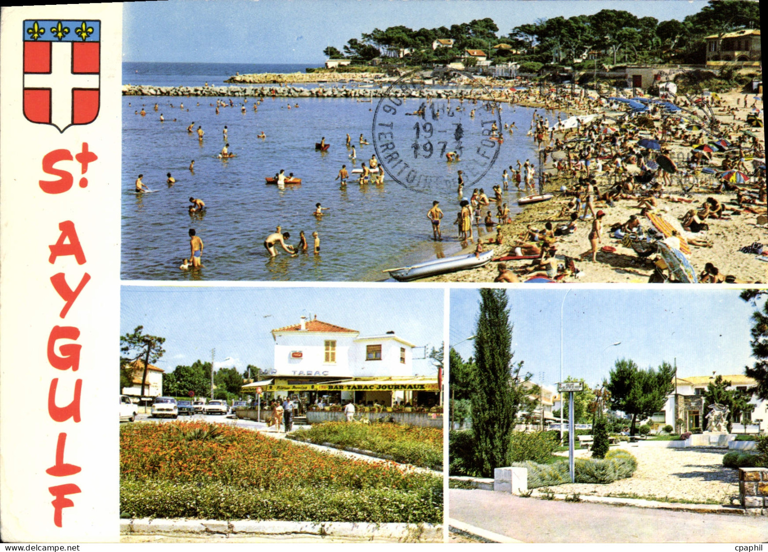CPSM La Cote d'Azur Pays du Soleil Saint Aygulf