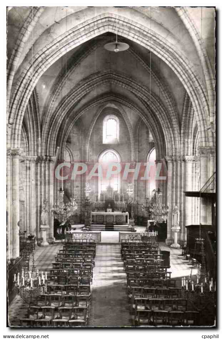 CPSM La Ferte Alais (S   O) eglise notre Dome (interieur)