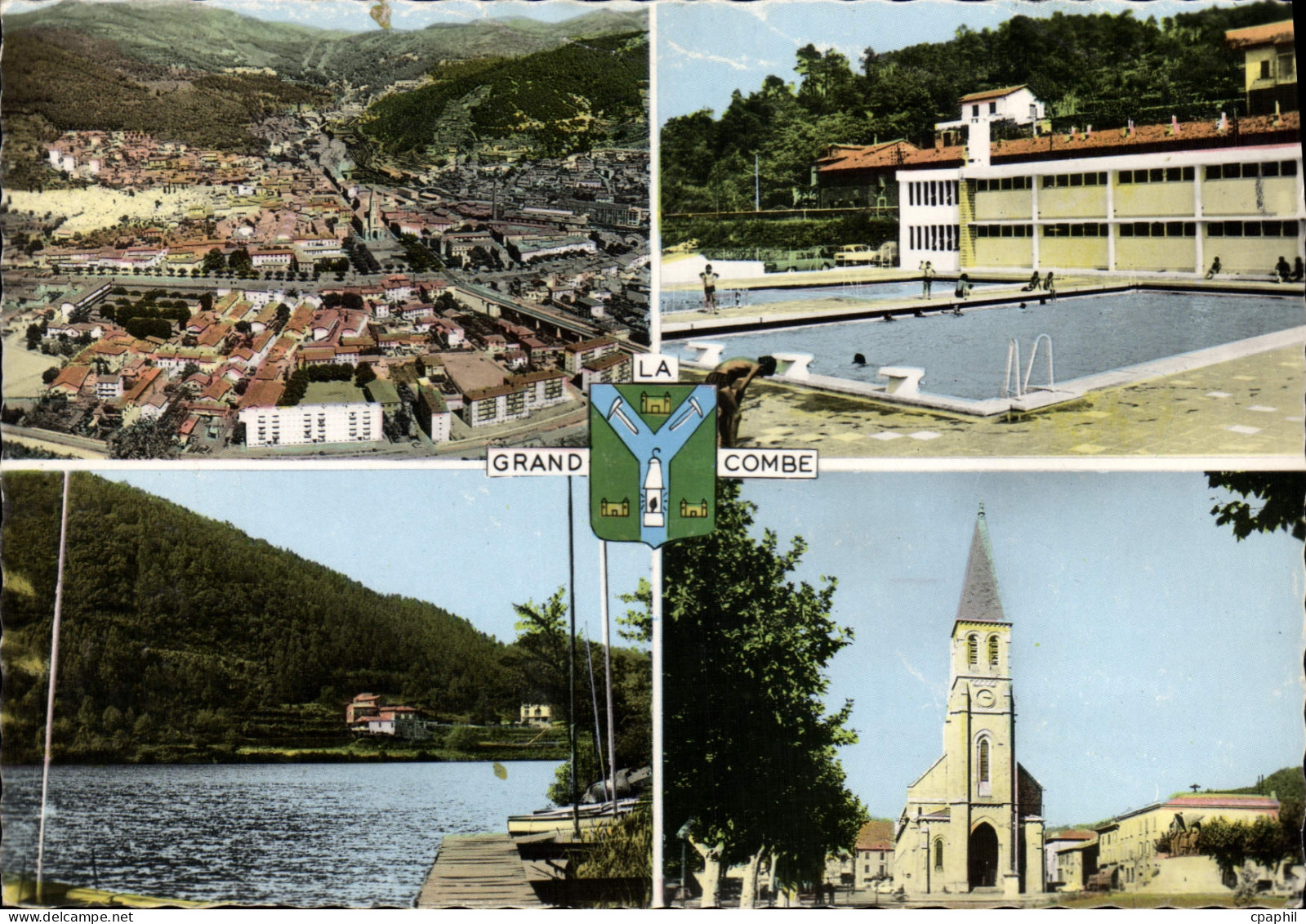CPSM La GRANDE COMBE Vues diverses