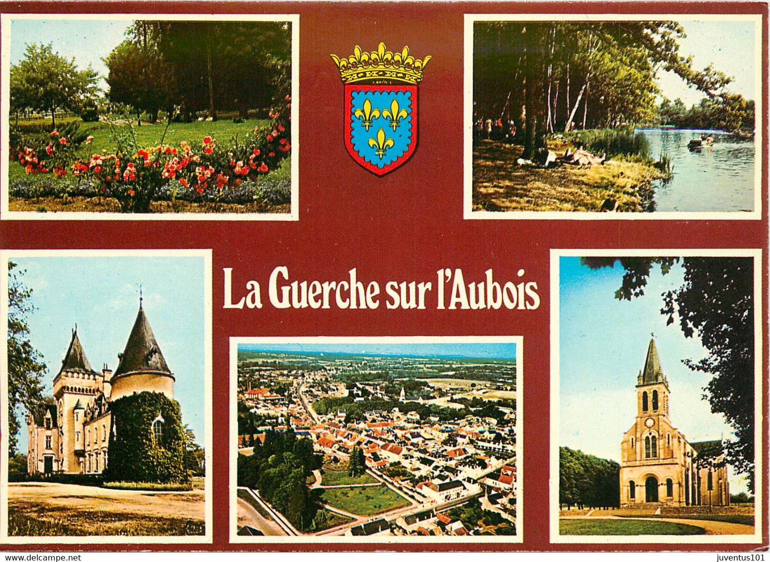 CPSM La Guerche sur l'Aubois-Multivues     L404