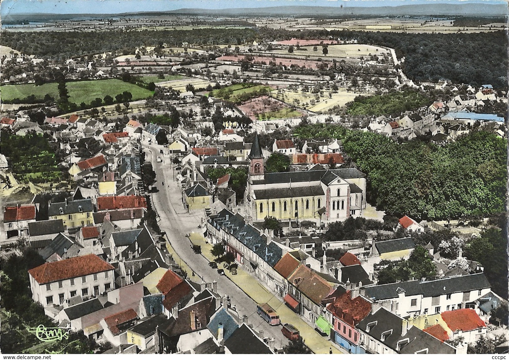 CPSM La Machine vue générale du Bourg