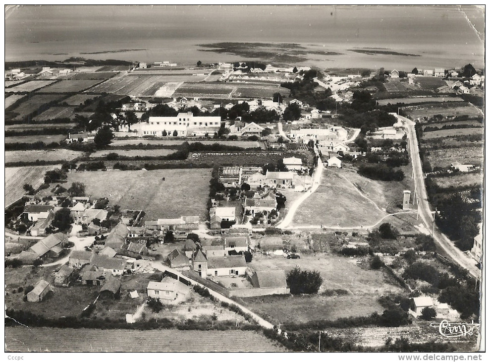 CPSM La Plaine-sur-Mer Le port Giraud vue aérienne