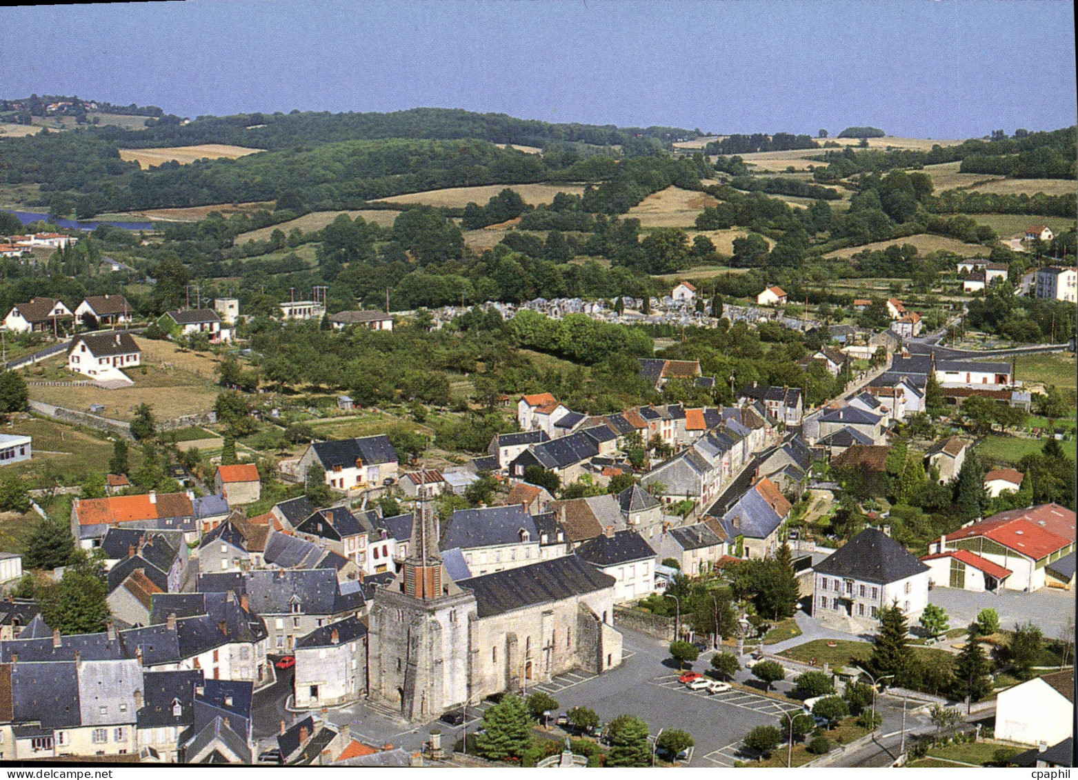 CPSM LA SOUTERRAINE vue générale
