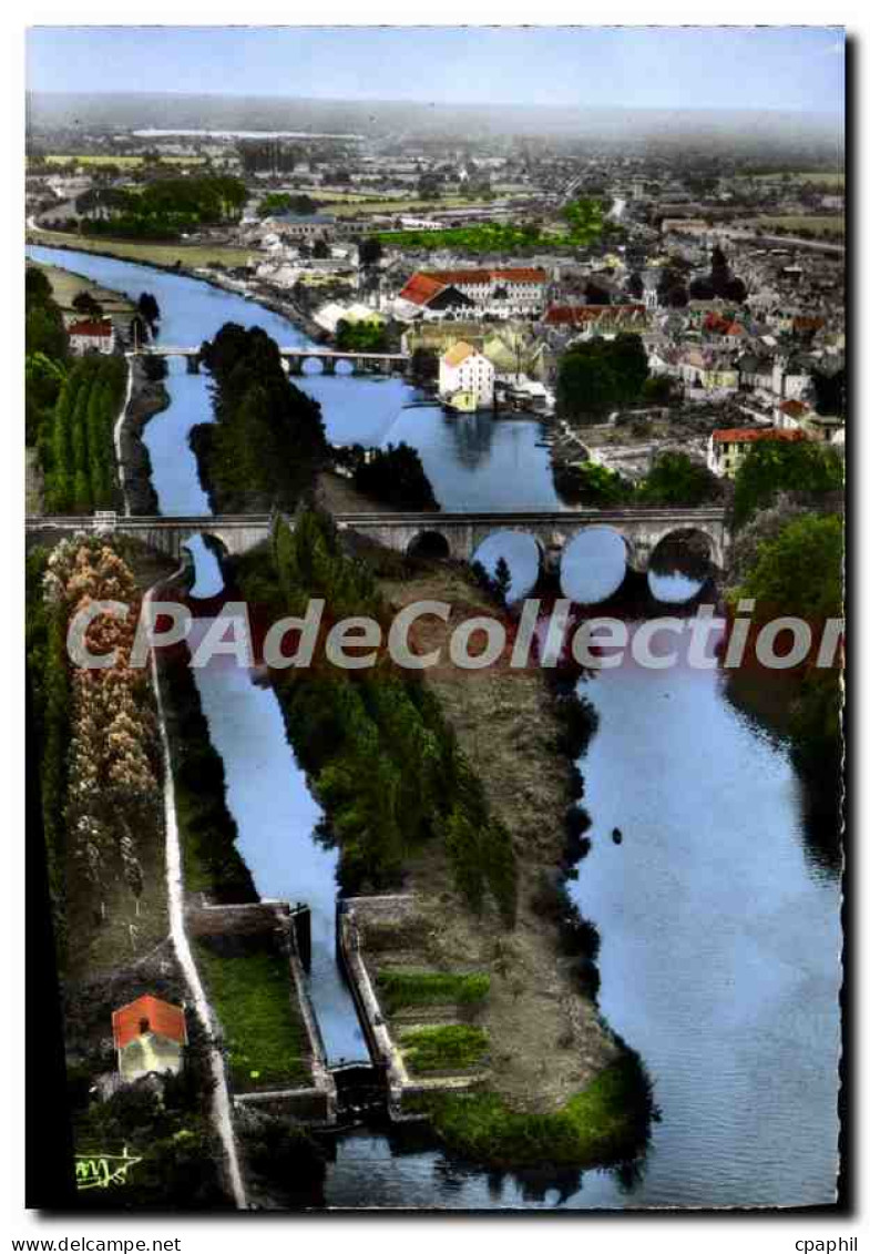 CPSM La Suze Sarthe Troisieme ville de France vue sur la riviere