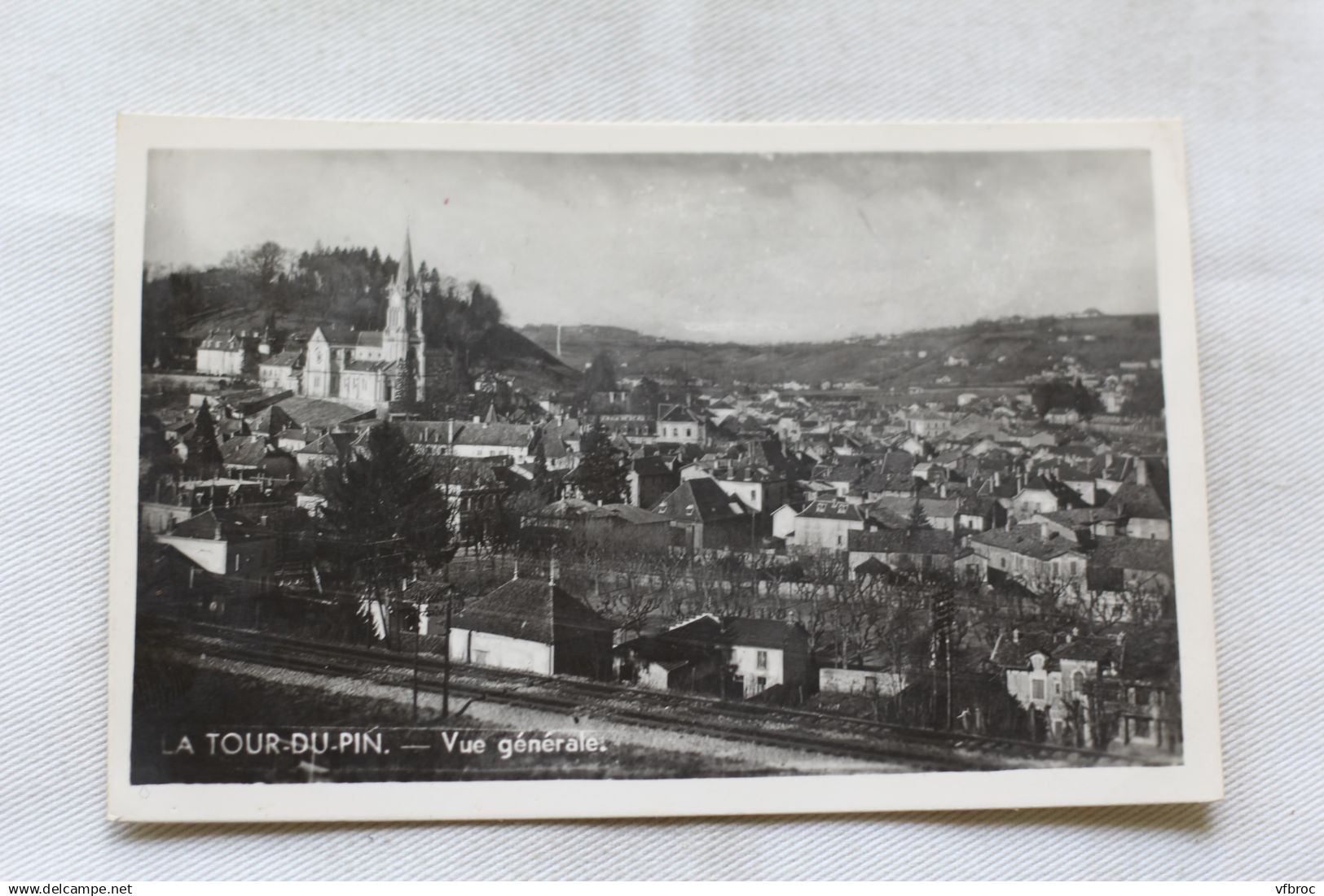 Cpsm, La Tour du pin, vue générale, Isère 38