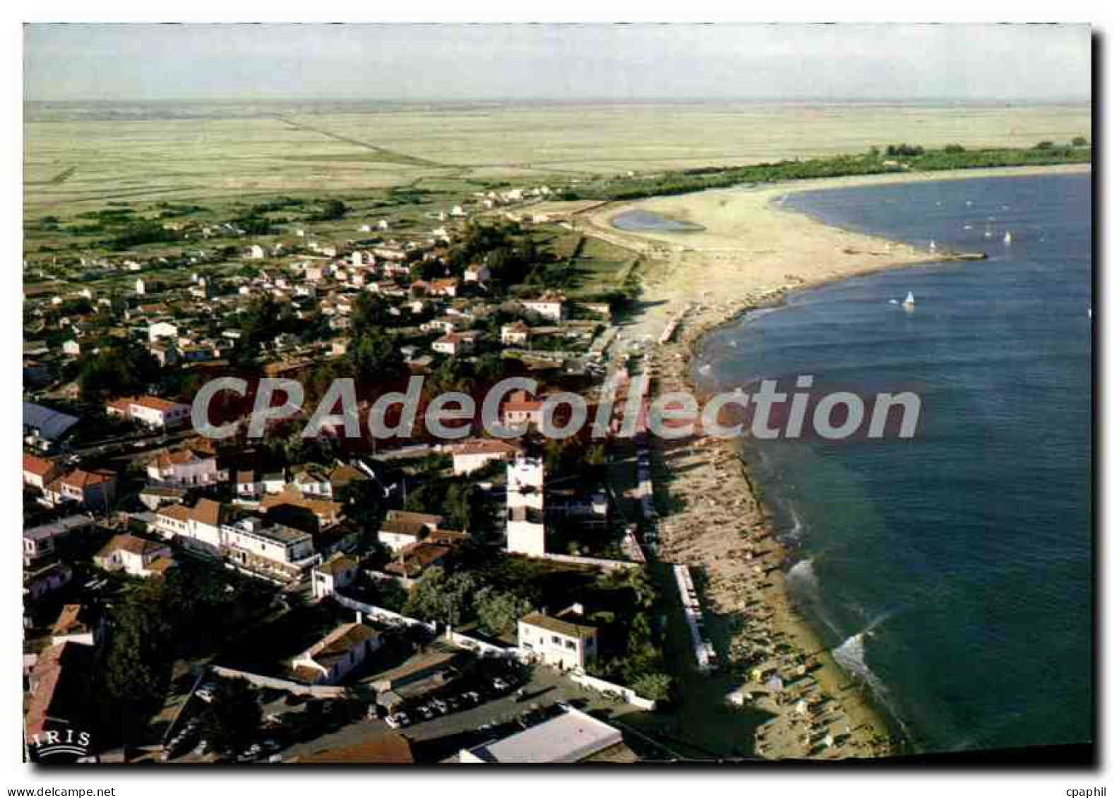 CPSM La Tranche Sur Mer Vue Generale Aerienne grière-plage
