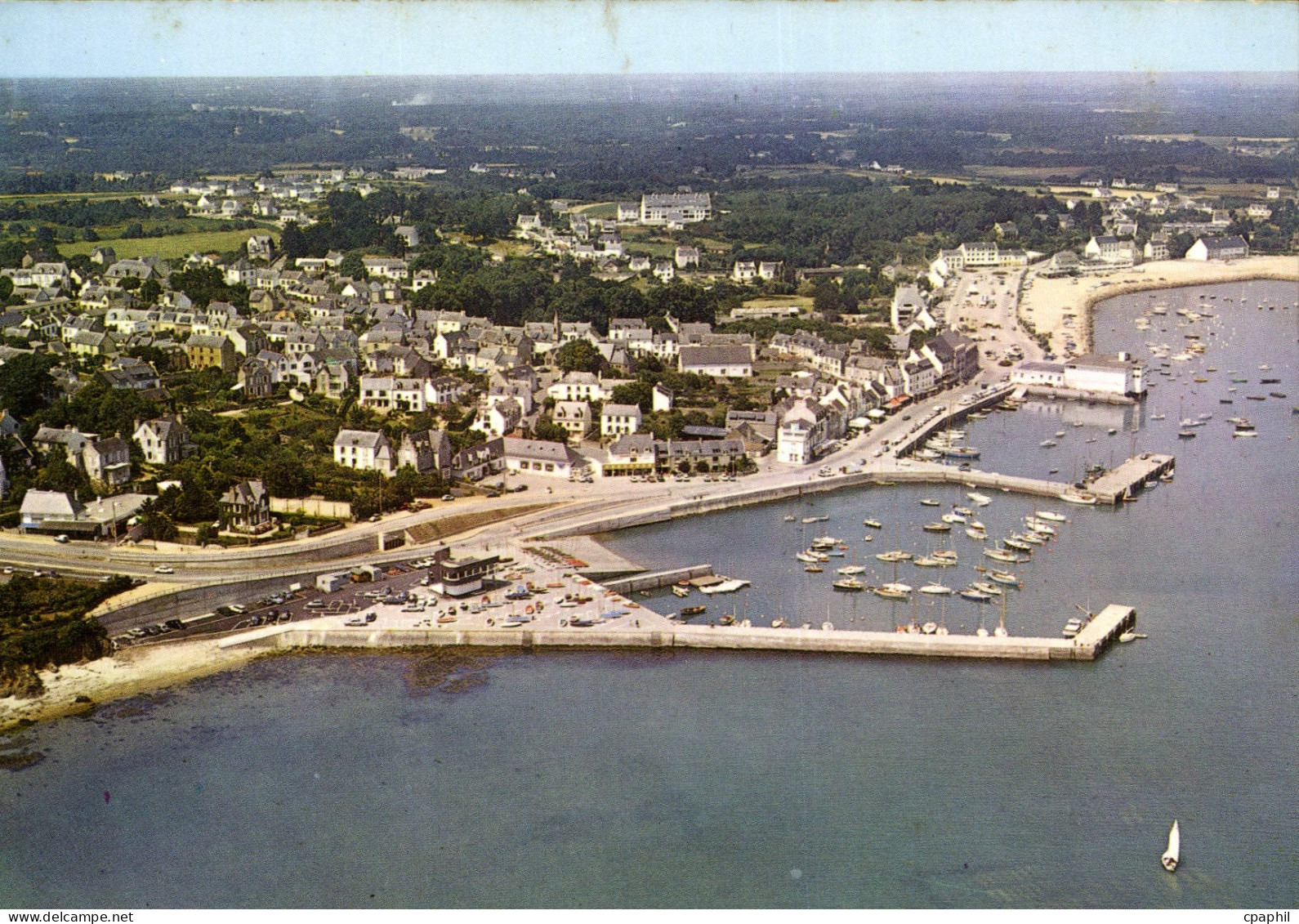 CPSM La Trinite Sur Mer Vue Generale Du Port