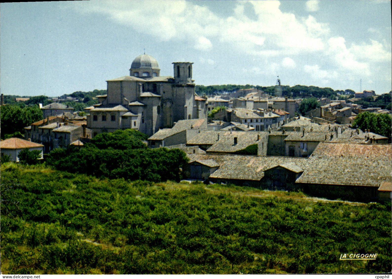 CPSM Lambesc Vue Generale