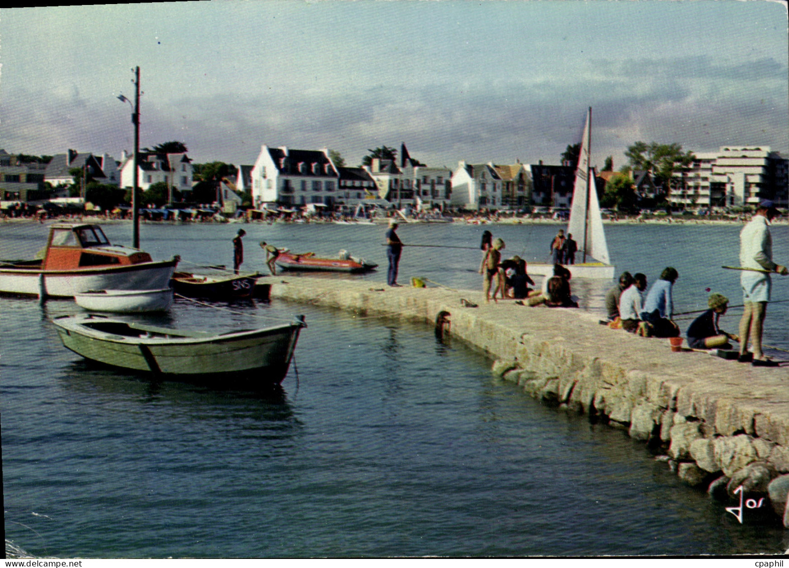 CPSM Larmor Plage plage De Toulhars