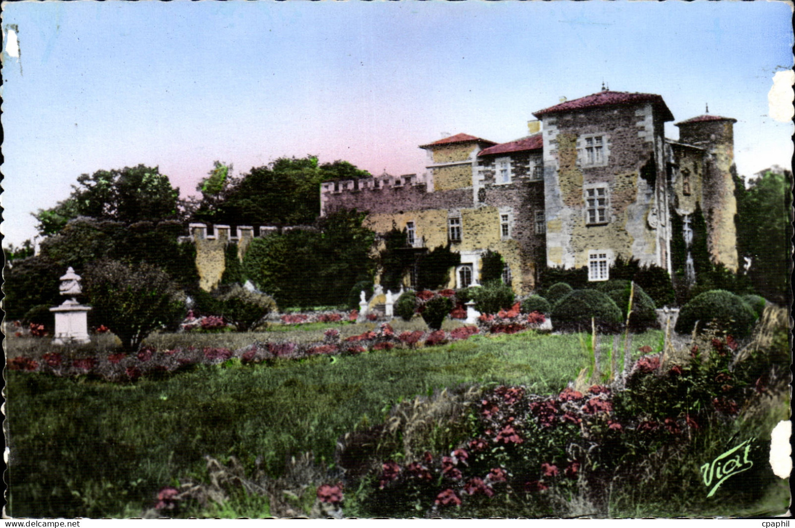 CPSM Le Chambon Feugerolles Chateau de Feugerolles