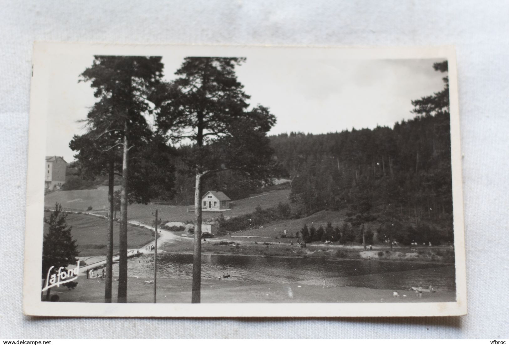 Cpsm, Le Chambon sur Lignon, la plage, Haute Loire 43