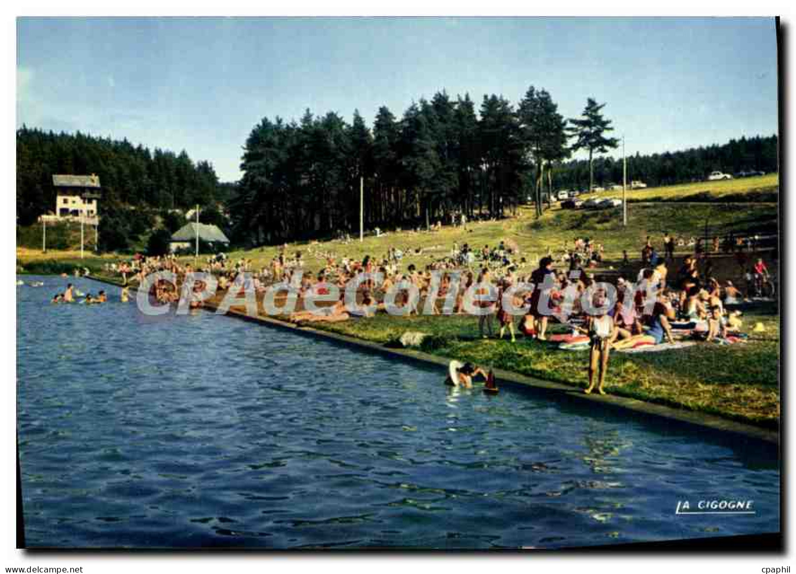 CPSM Le Chambon sur Lignon Les Plaisirs de l'Eau