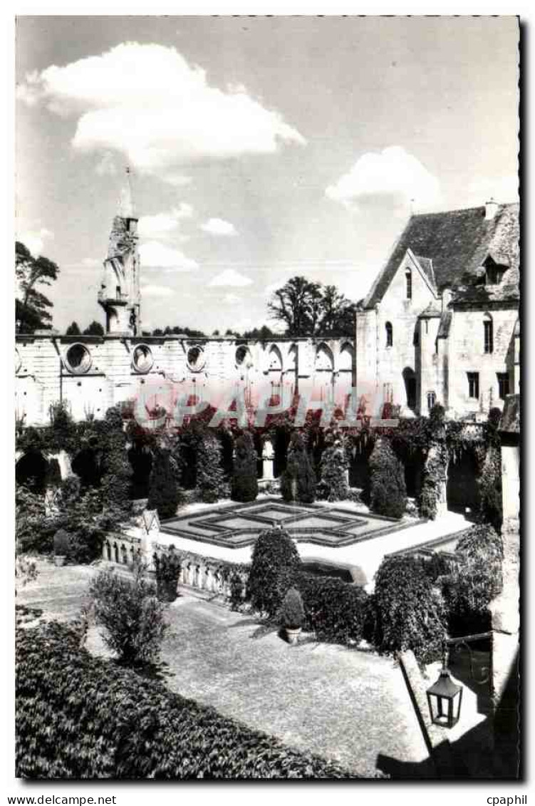 CPSM Le Cloitre et la tourelle Asnieres sur oise Abbaye de Royaumont