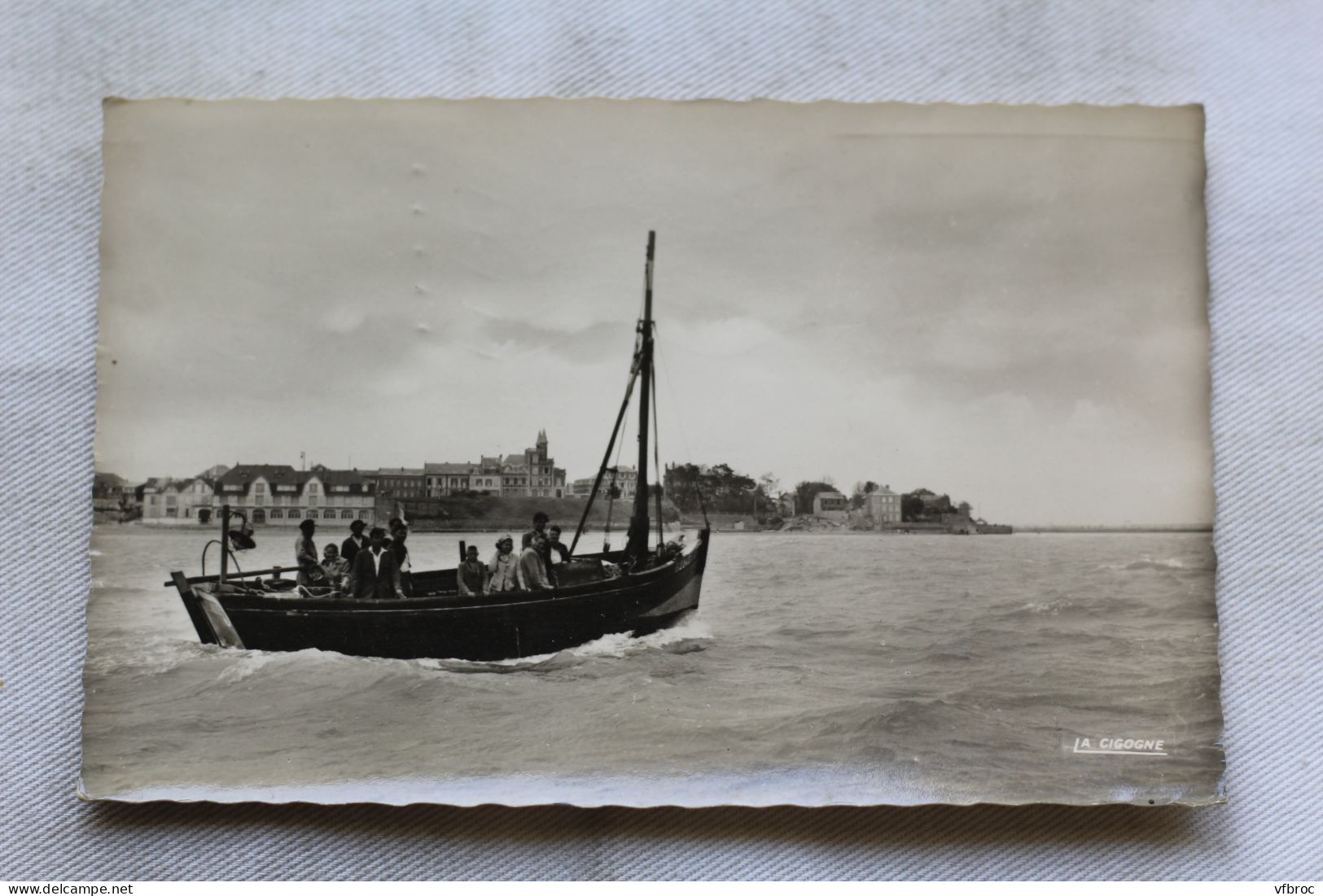 Cpsm, Le Crotoy, promenade en baie de Somme, Somme 80