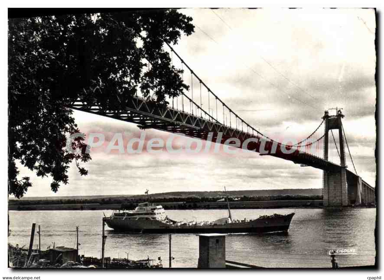 CPSM Le Dahra Pont de Tancarville SAGA