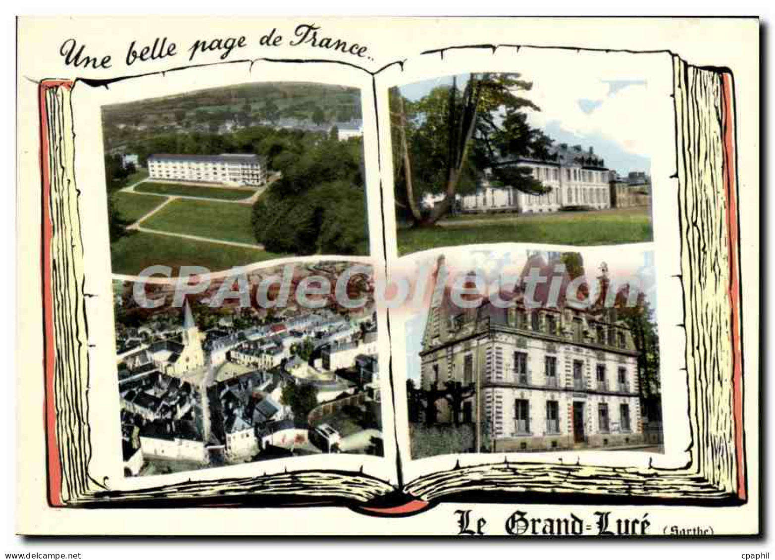 CPSM Le Grand Luce Sarthe