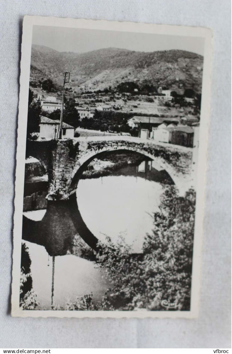 Cpsm, Le Vigan, le pont vieux, Gard 30