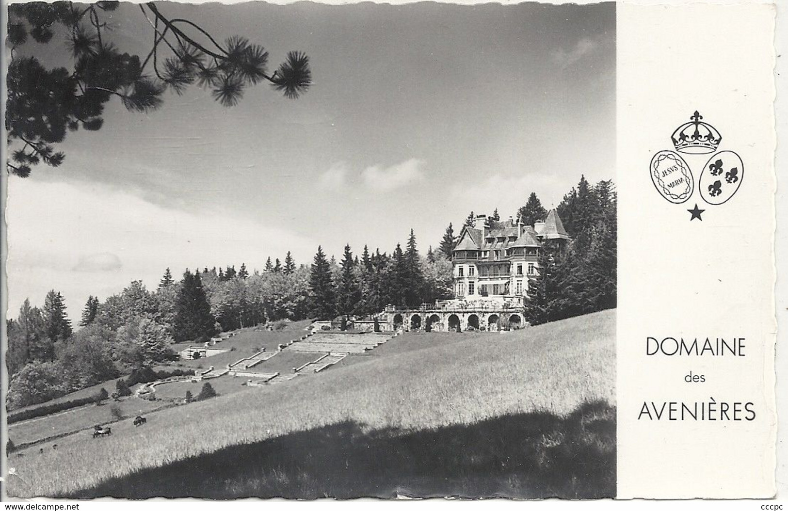 CPSM Les Avenières à Cruseilles Le Château et les terrasses