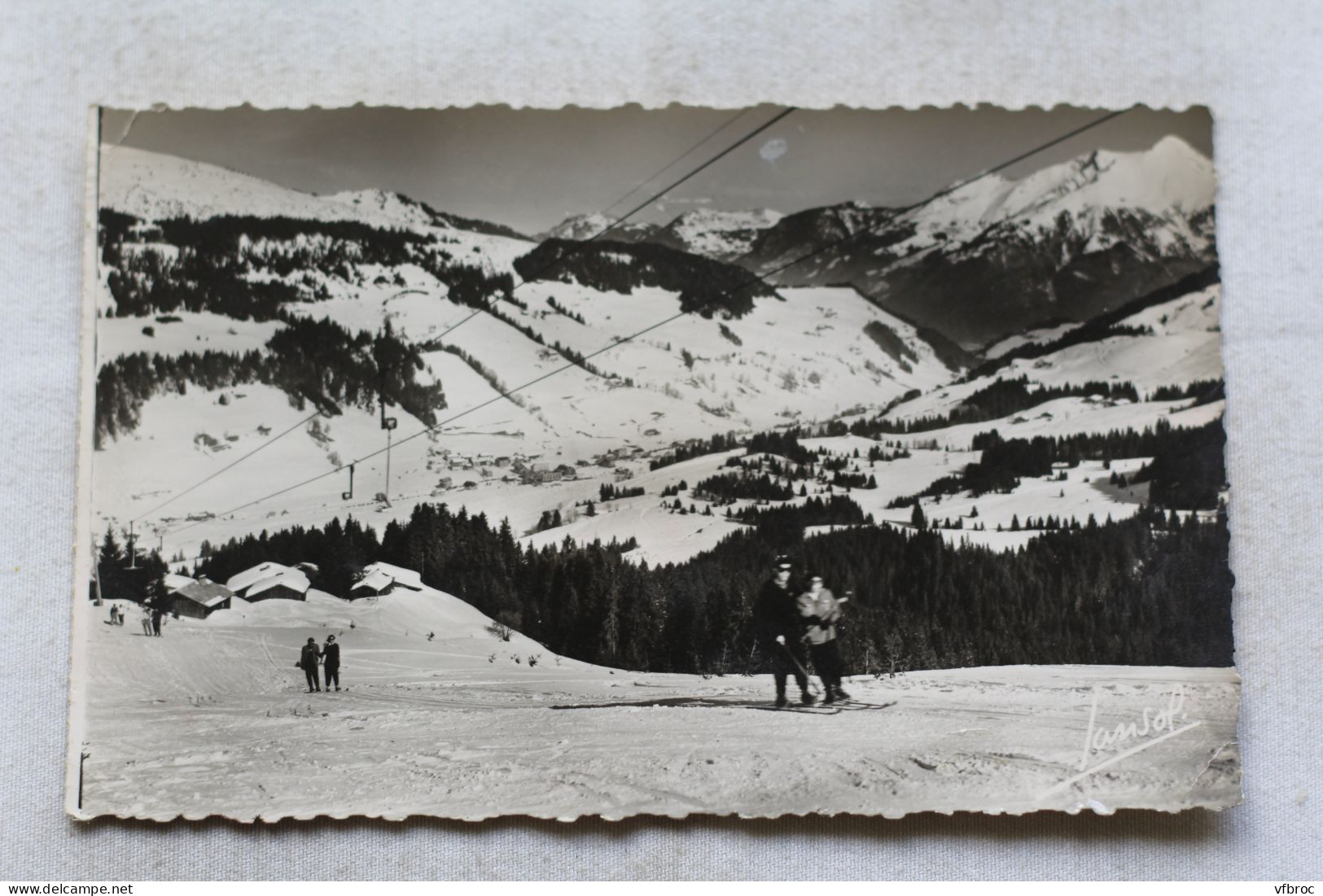 Cpsm, Les gets, le téléski de la Turche et le col des Gets, Haute Savoie 74