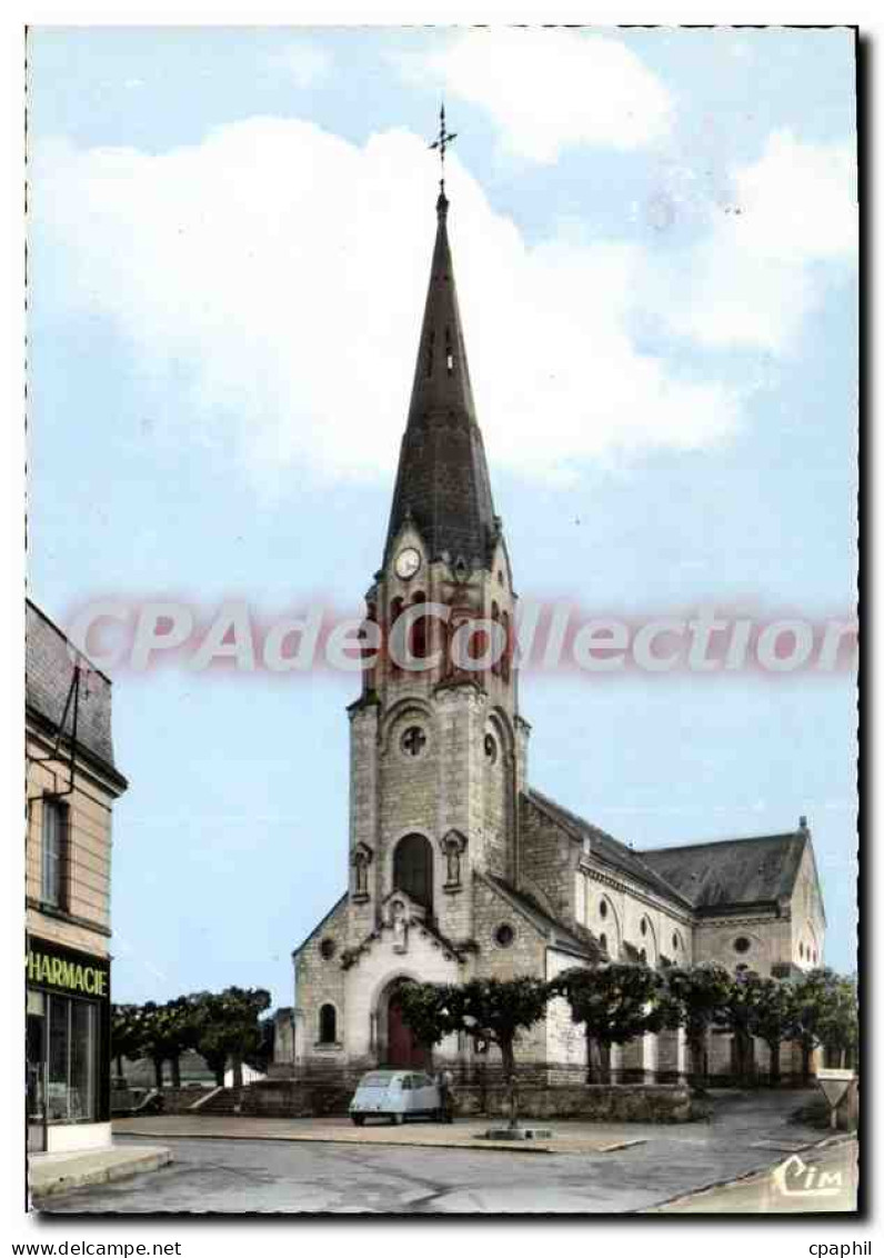 CPSM Les Trois Moutiers (Vienne) L'Eglise