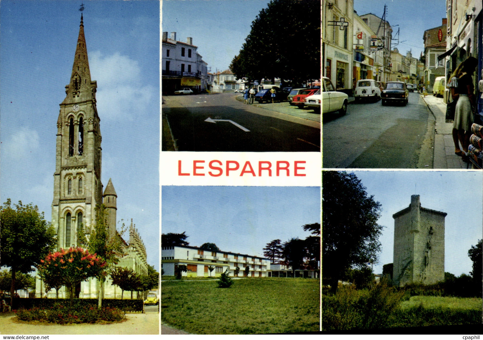 CPSM Lesparre Divers Aspects
